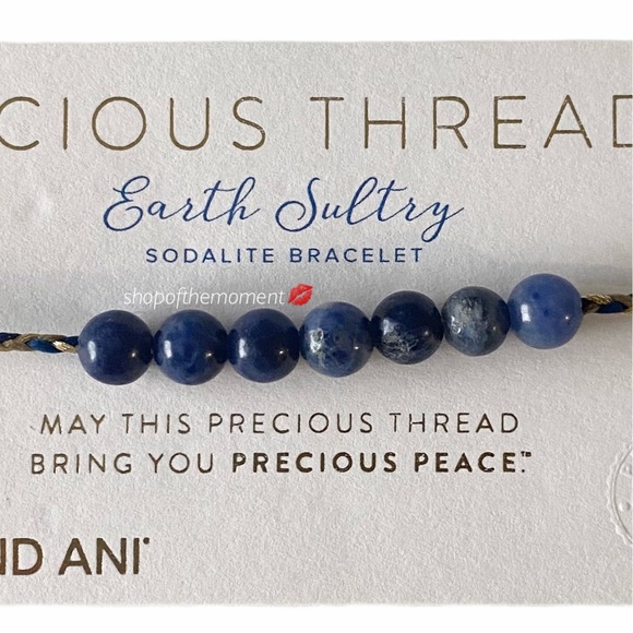 new Alex + Ani ꕥ Sodalite Gemstone Braid Bracelet - Picture 9 of 15